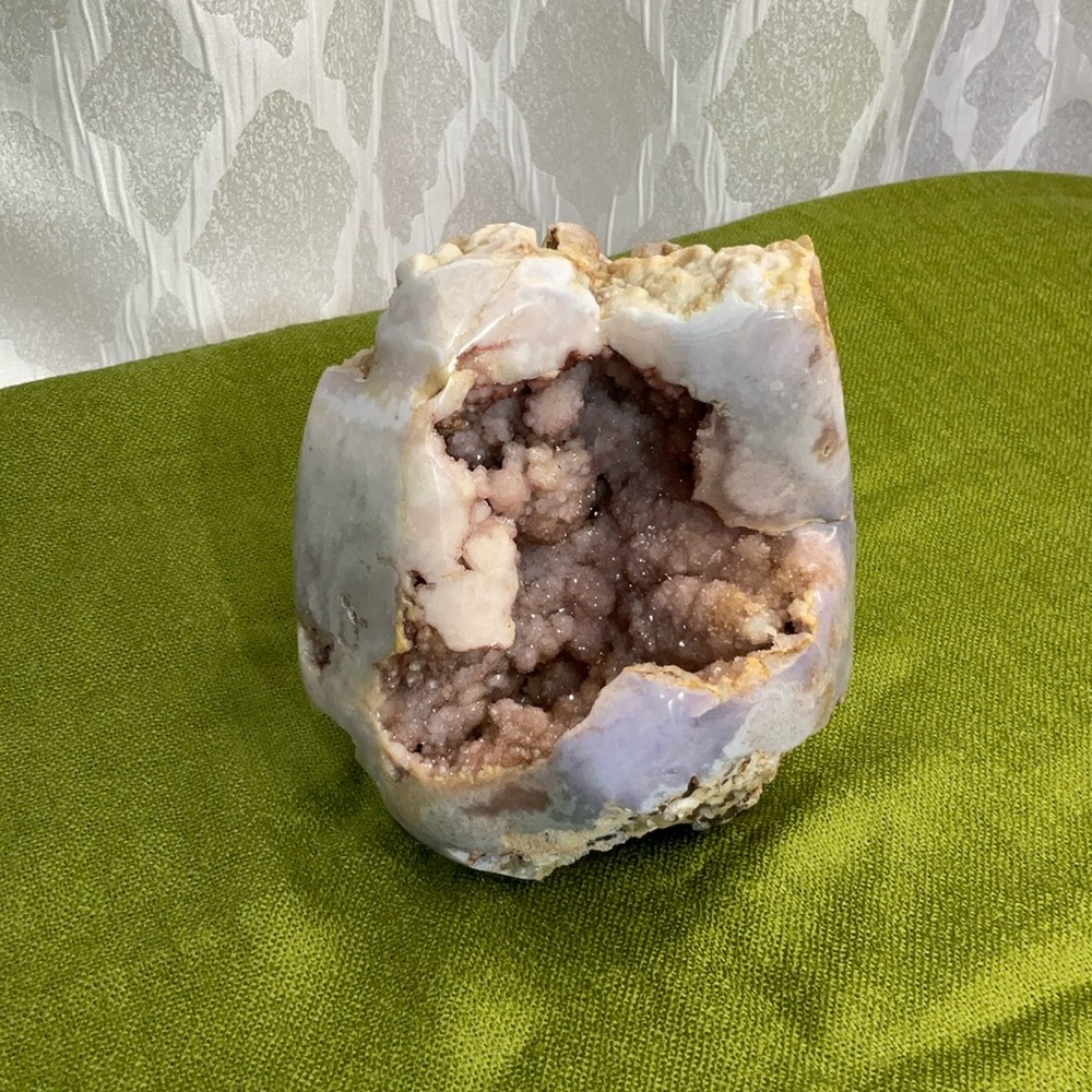 Stone Sculpture -Pink Amethyst Free Form